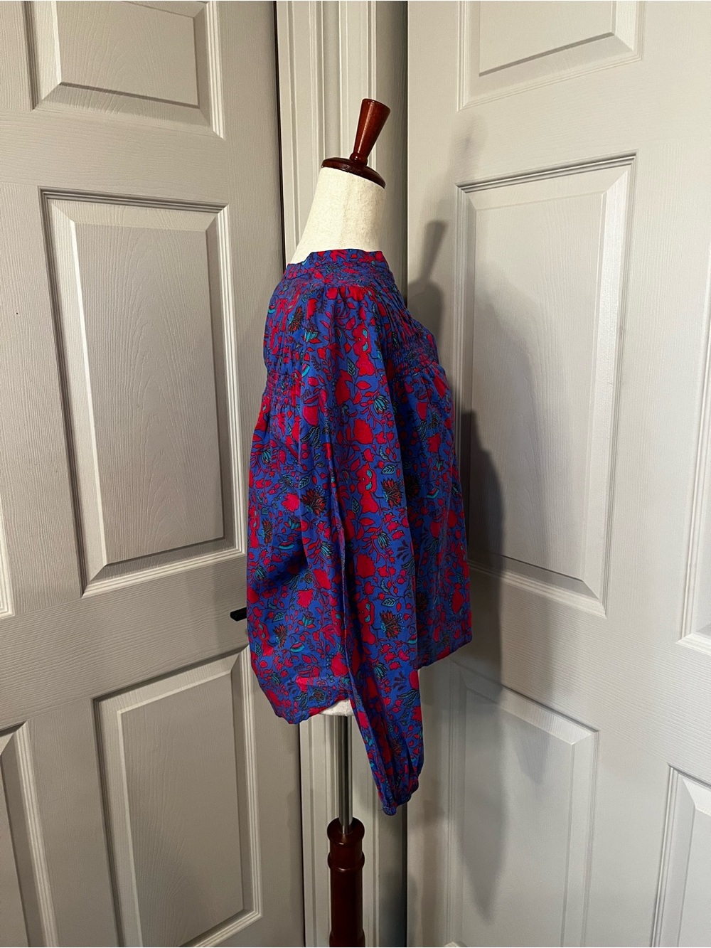 Sugarlips Tanya Floral Katara Smocked Top Size Small - Picture 3 of 6